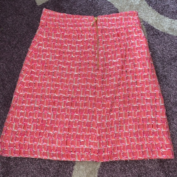 Kate Spade Pink Tweed A-Line Mini Skirt - Picture 4 of 6